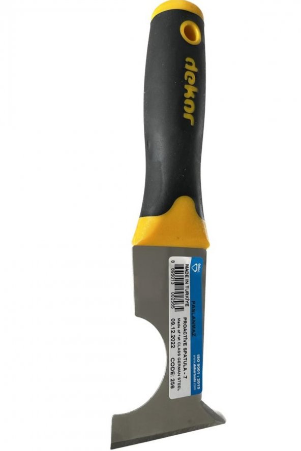 DH255 PROAKTIF ISPATULA PLASTIK SAPLI PASLANMAZ ÇELIK 7 CM